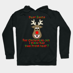 Funny Ugly Christmas Reindeer Hoodie